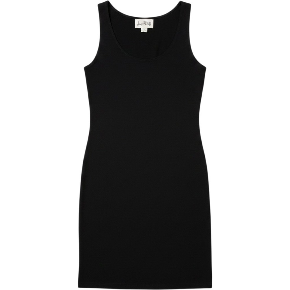 Joseph Ribkoff Black Sleeveless Scoop Neck Tank Dress 410048 Womens Size 8
